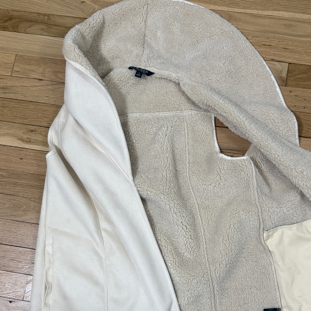Cozy Cream Sherpa-Lined Jacket